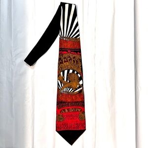 Fillmore Poster Tie - Flying Lady Jefferson Airplane Rare 100% Silk - SALE